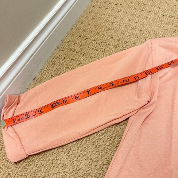 NWT Boxy 3/4 Sleeves Tee Shirt  Pink - Picture 12 of 14